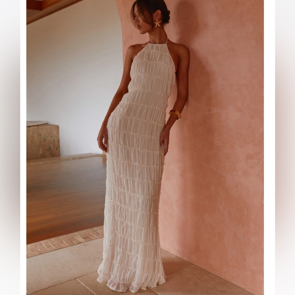 Peppermayo White Maxi Dress